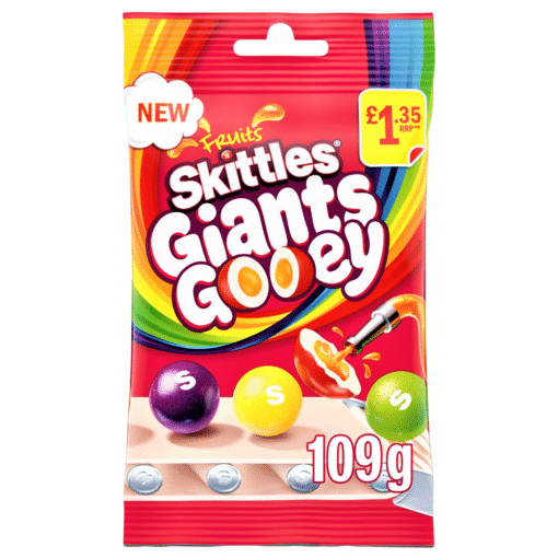 Skittles Fruits Giants Gooey 109g (1 Per Outer)