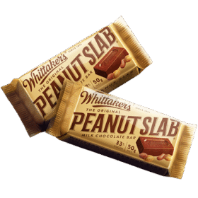 Whittaker’s Chocolate Peanut Slab 50g (50 Per Outer)