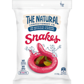The Natural Confectionery Co. Snakes 260g (16 Per Outer)