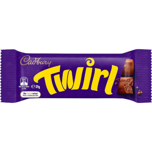 Cadbury Twirl Chocolate Bar 39g (42 Per Outer)