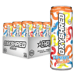 EHP LABS OXYSHRED ULTRA ENERGY GUMMY SNAKE (12 Per Outer)