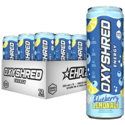 EHP LABS OXYSHRED ULTRA ENERGY BLUEBERRY LEMONADE (12 Per Outer)