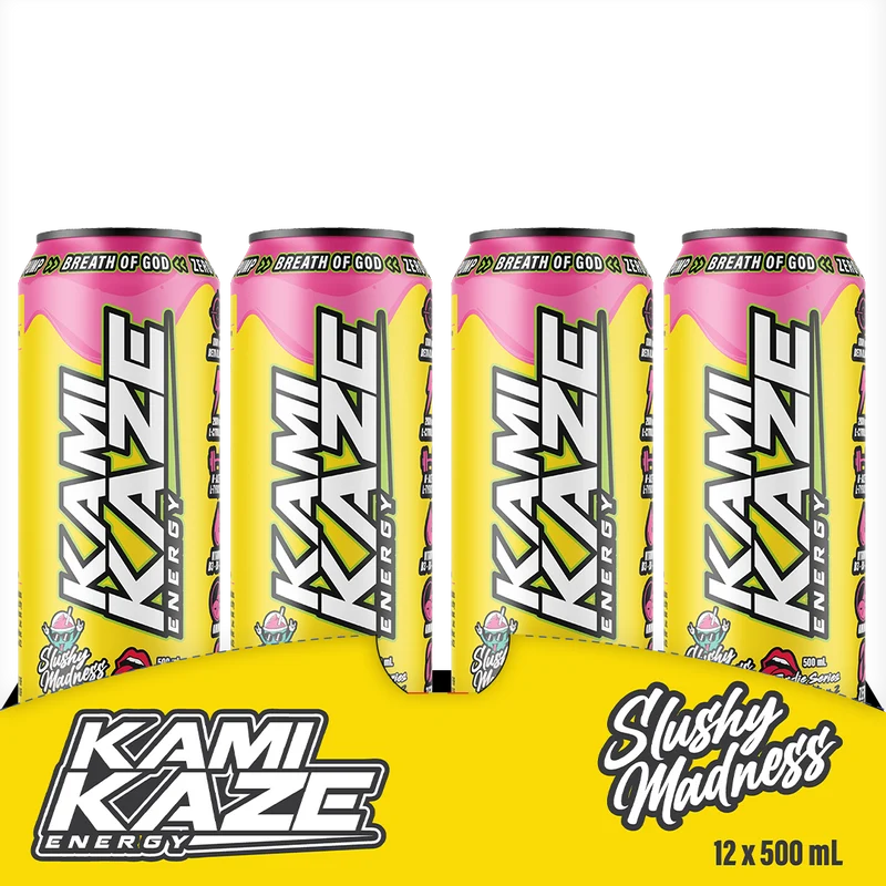 Kamikaze Energy Slushy Madness Drink 500mL (12 Per Outer) - Image 2