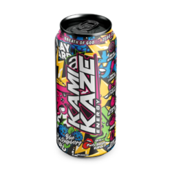 Kamikaze Energy Blue Raspberry  Drink 500mL (12 Per Outer)