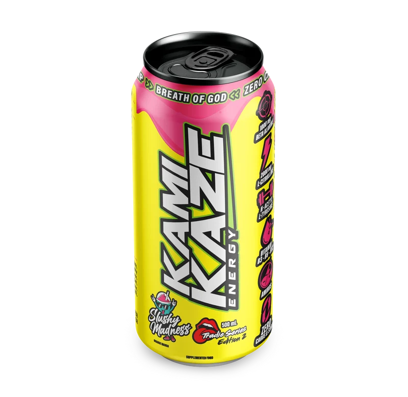 Kamikaze Energy Slushy Madness Drink 500mL (12 Per Outer)